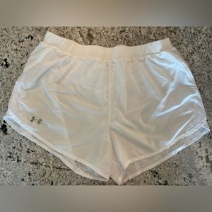 Under Armour athletic shorts, XL, White
